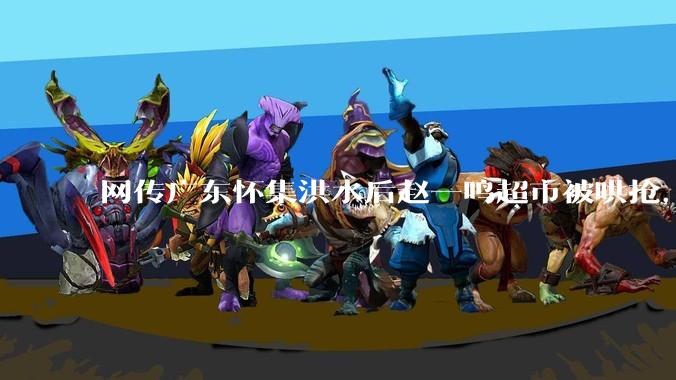 网传广东怀集洪水后赵一鸣超市被哄抢,县***回应相关单位正在核实,若属实哄抢者该承担哪些法律责任?