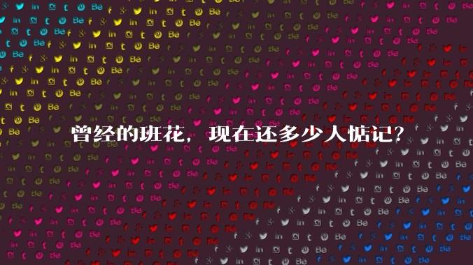 曾经的班花,现在还多少人惦记?