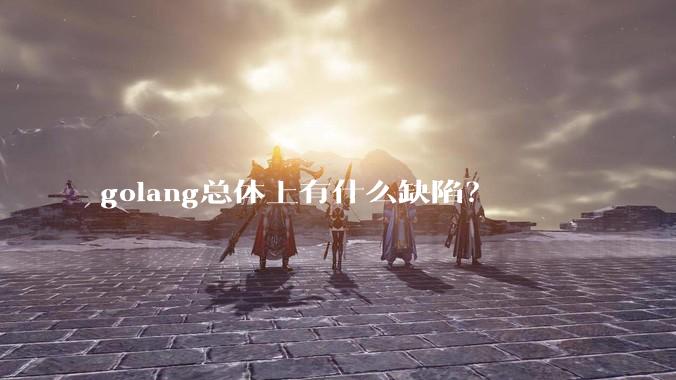 golang总体上有什么缺陷?