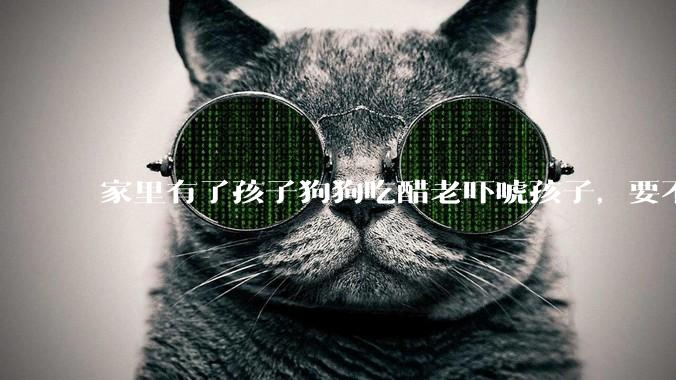 家里有了孩子狗狗吃醋老吓唬孩子,要不要把狗狗卖掉?