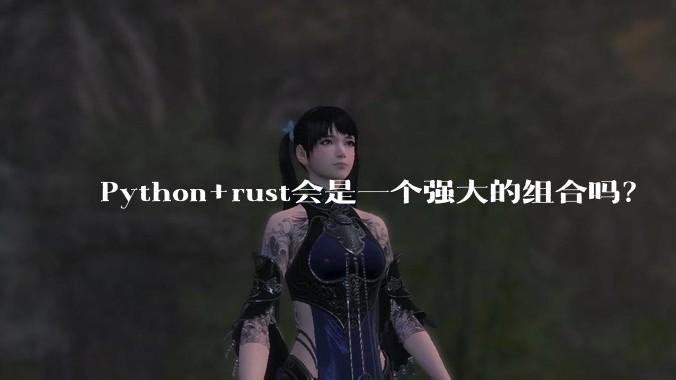 Python+rust会是一个强大的组合吗?