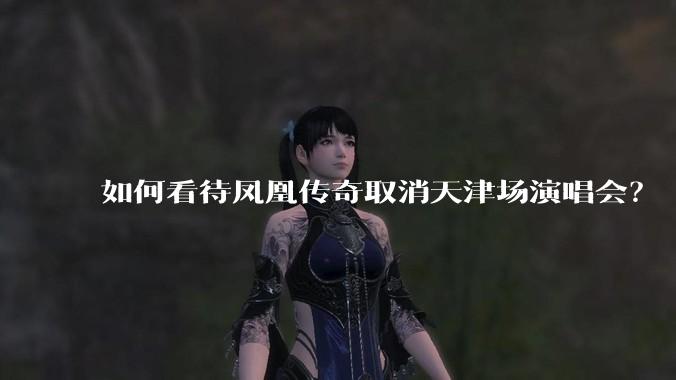 如何看待凤凰传奇取消天津场演唱会?