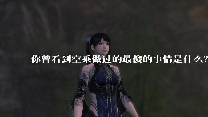 你曾看到空乘做过的最傻的事情是什么?