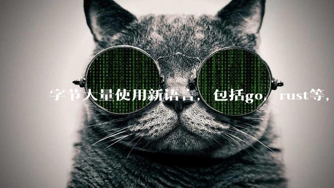 字节大量使用新语言,包括go,rust等,为什么阿里一直都抱着j***a不松手?