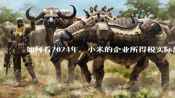 如何看2024年,小米的企业所得税实际纳税额超过华为?