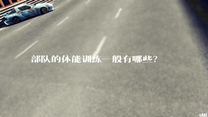 部队的体能训练一般有哪些?