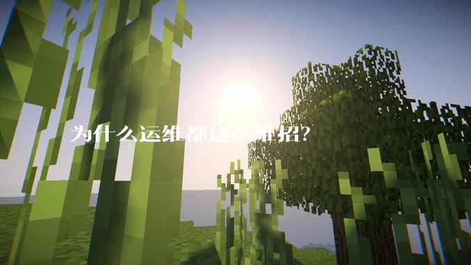 为什么运维都这么难招?