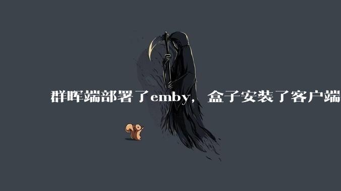 群晖端部署了emby,盒子安装了客户端播放蓝光电影为什么不能显示影片自带字幕?