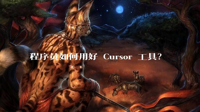 程序员如何用好 Cursor 工具?