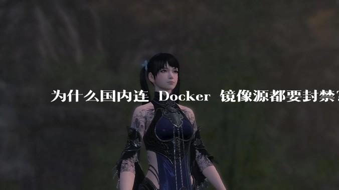 为什么国内连 Docker 镜像源都要封禁?