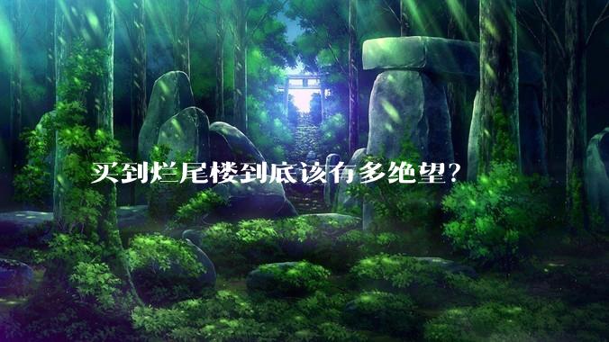 买到烂尾楼到底该有多绝望?