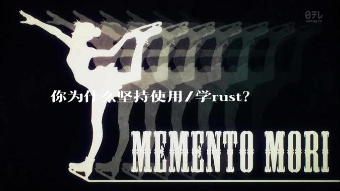 你为什么坚持使用/学rust?