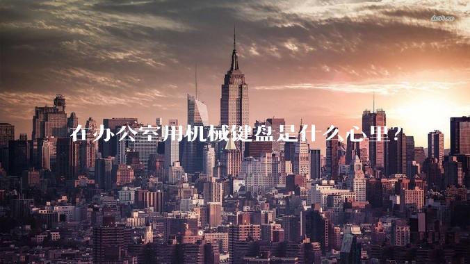 在办公室用机械键盘是什么心里?