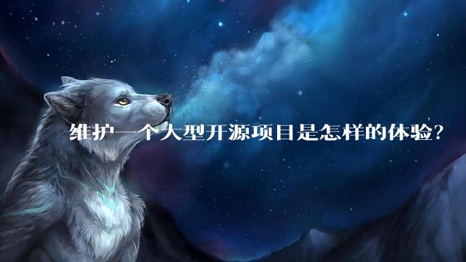 维护一个大型开源项目是怎样的体验?
