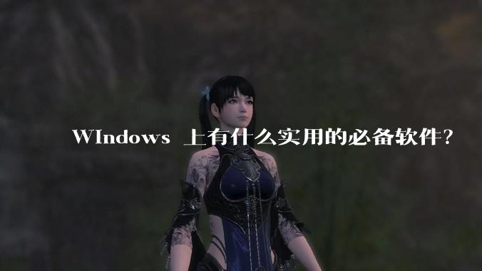 Windows 上有什么实用的必备软件?