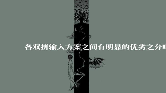 各双拼输入方案之间有明显的优劣之分吗?