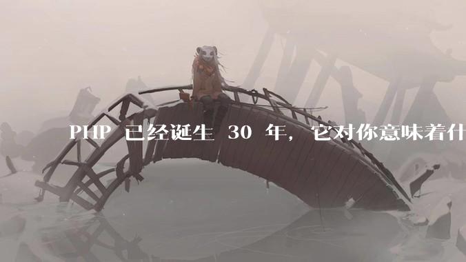 PHP 已经诞生 30 年,它对你意味着什么?