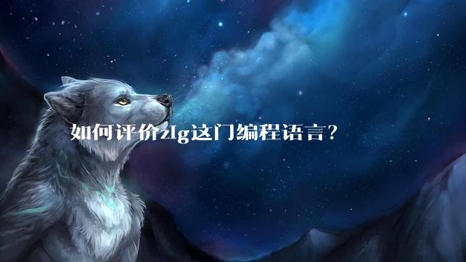 如何评价zig这门编程语言?