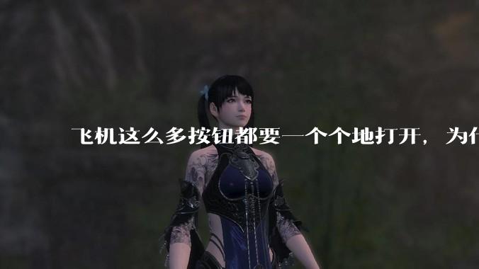 飞机这么多按钮都要一个个地打开,为什么不能一键启动?