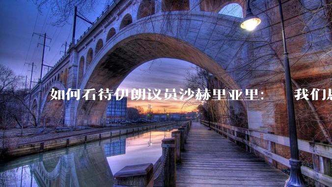 如何看待伊朗议员沙赫里亚里:  我们恳求最高领袖批准使用核武器?