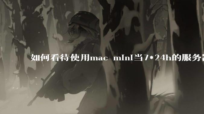 如何看待使用mac mini当7*24h的服务器?