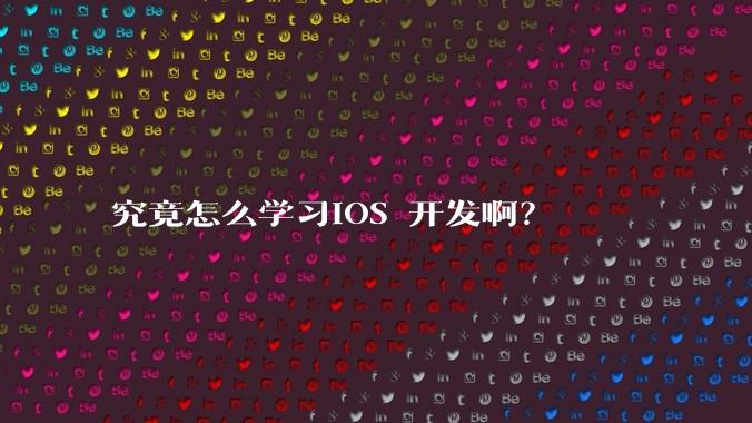 究竟怎么学习IOS 开发啊?