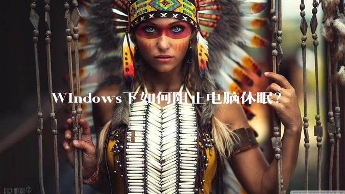 Windows下如何阻止电脑休眠?