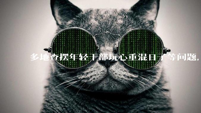 多地查摆年轻干部玩心重混日子等问题,如何看待此事?是否能推动干部作风建设?