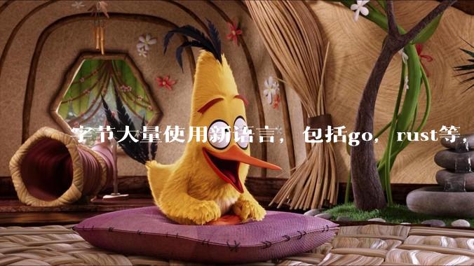 字节大量使用新语言,包括go,rust等,为什么阿里一直都抱着j***a不松手?