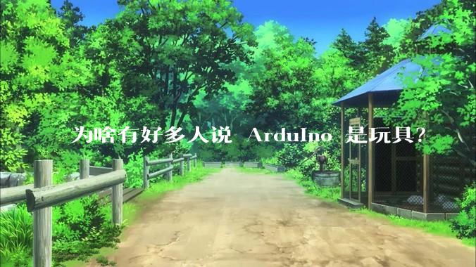 为啥有好多人说 Arduino 是玩具?