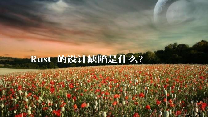 Rust 的设计缺陷是什么?
