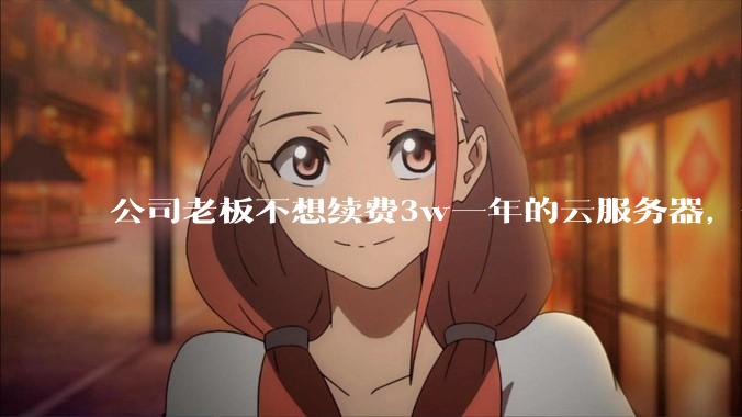 公司老板不想续费3w一年的云服务器,合理吗?