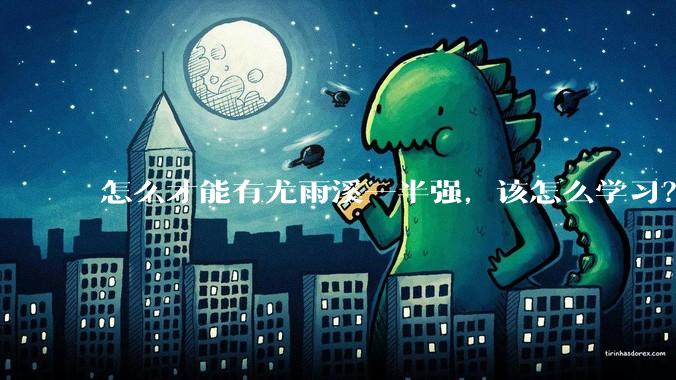 怎么才能有尤雨溪一半强,该怎么学习?