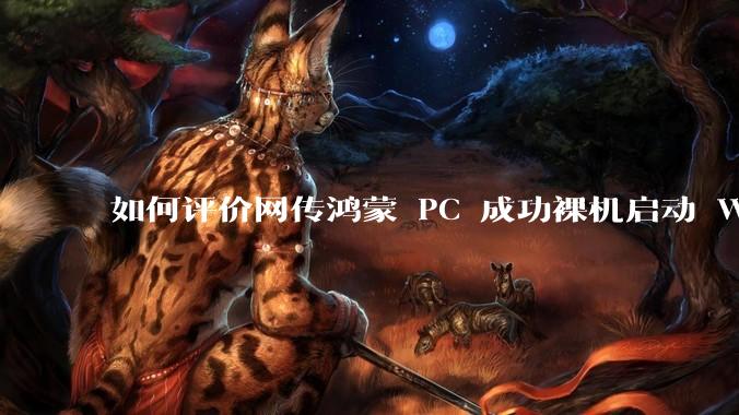 如何评价网传鸿蒙 PC 成功裸机启动 Windows ARM?