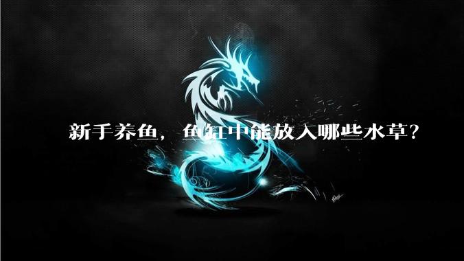 新手养鱼,鱼缸中能放入哪些水草?