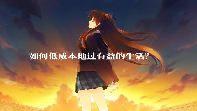 如何低成本地过有益的生活?