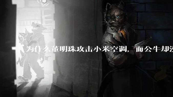 为什么董明珠攻击小米空调,而公牛却没有攻击小米插座?