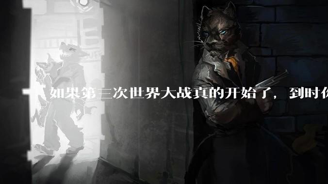 如果第三次世界大战真的开始了,到时你最想做的是什么?