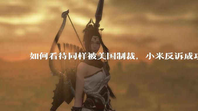 如何看待同样被美国制裁,小米反诉成功,明明是小米不跪,小米却不断被黑?
