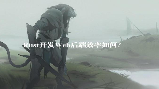 Rust开发Web后端效率如何?