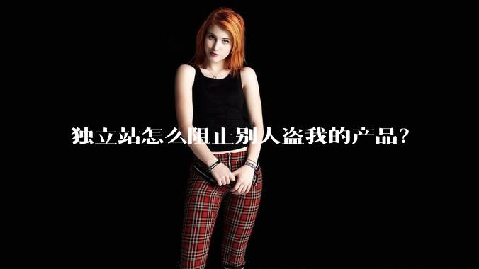 独立站怎么阻止别人盗我的产品?