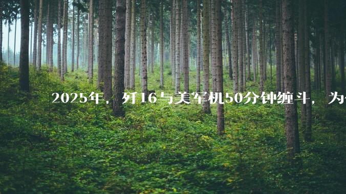 2025年,歼16与美军机50分钟缠斗,为什么知乎上没有任何消息?