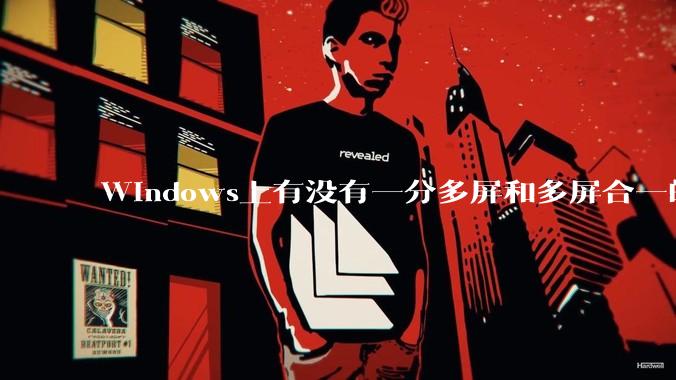 Windows上有没有一分多屏和多屏合一的软件?