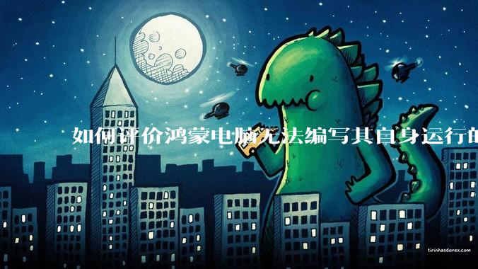 如何评价鸿蒙电脑无法编写其自身运行的程序?