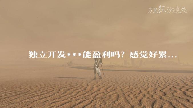 独立开发***能盈利吗?感觉好累...