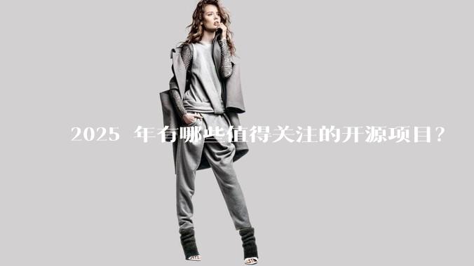 2025 年有哪些值得关注的开源项目?