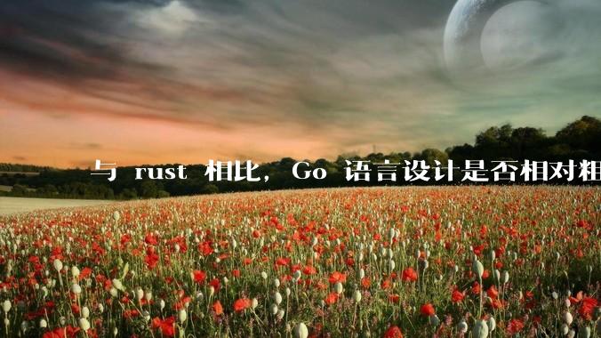 与 rust 相比,Go 语言设计是否相对粗糙?