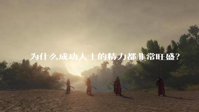 为什么成功人士的精力都非常旺盛?