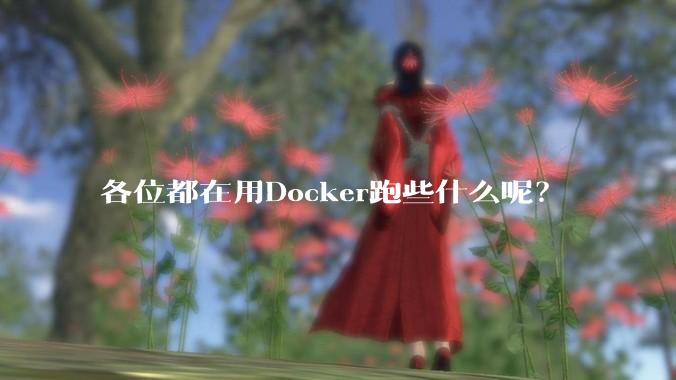 各位都在用Docker跑些什么呢?
